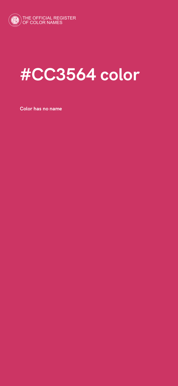 #CC3564 color image
