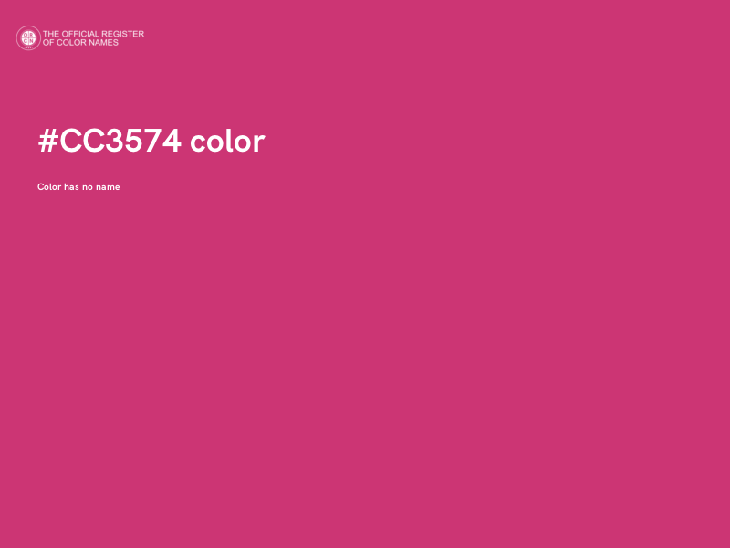 #CC3574 color image