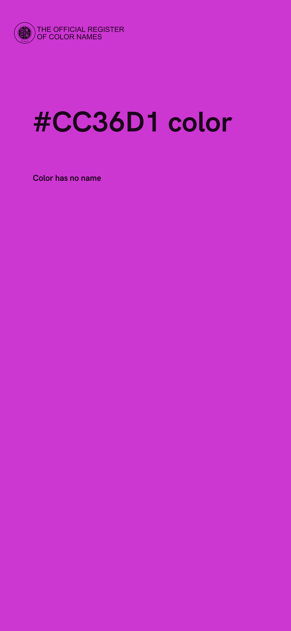 #CC36D1 color image