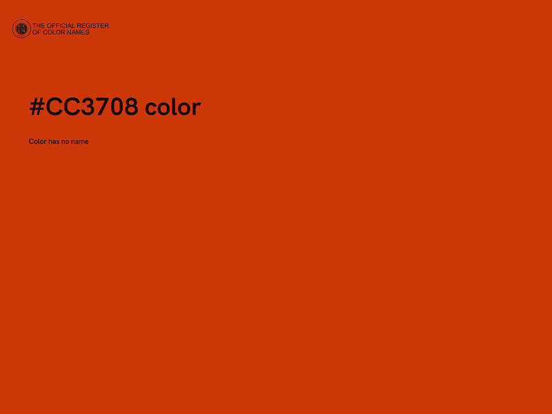 #CC3708 color image