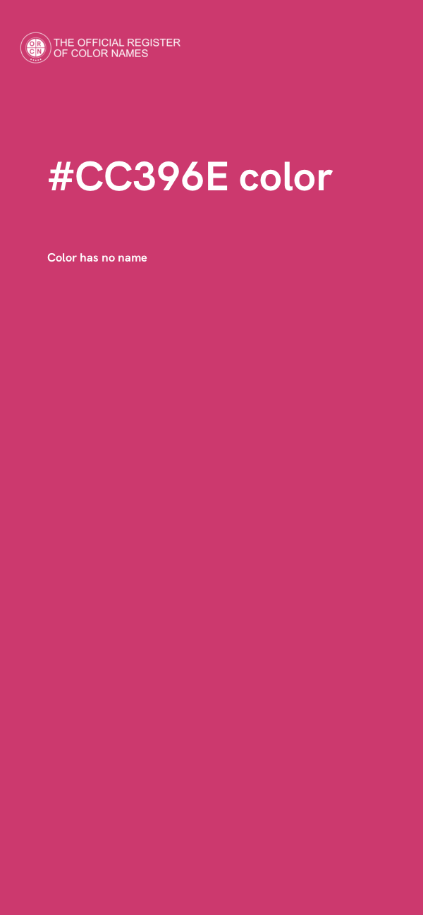 #CC396E color image