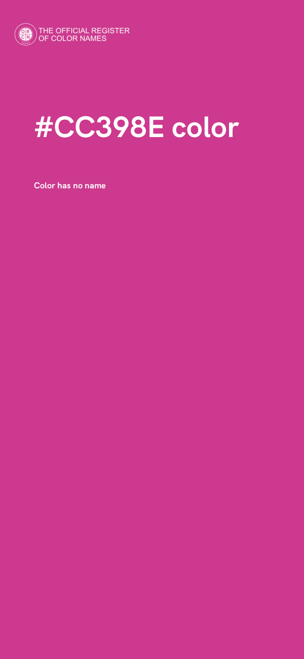 #CC398E color image