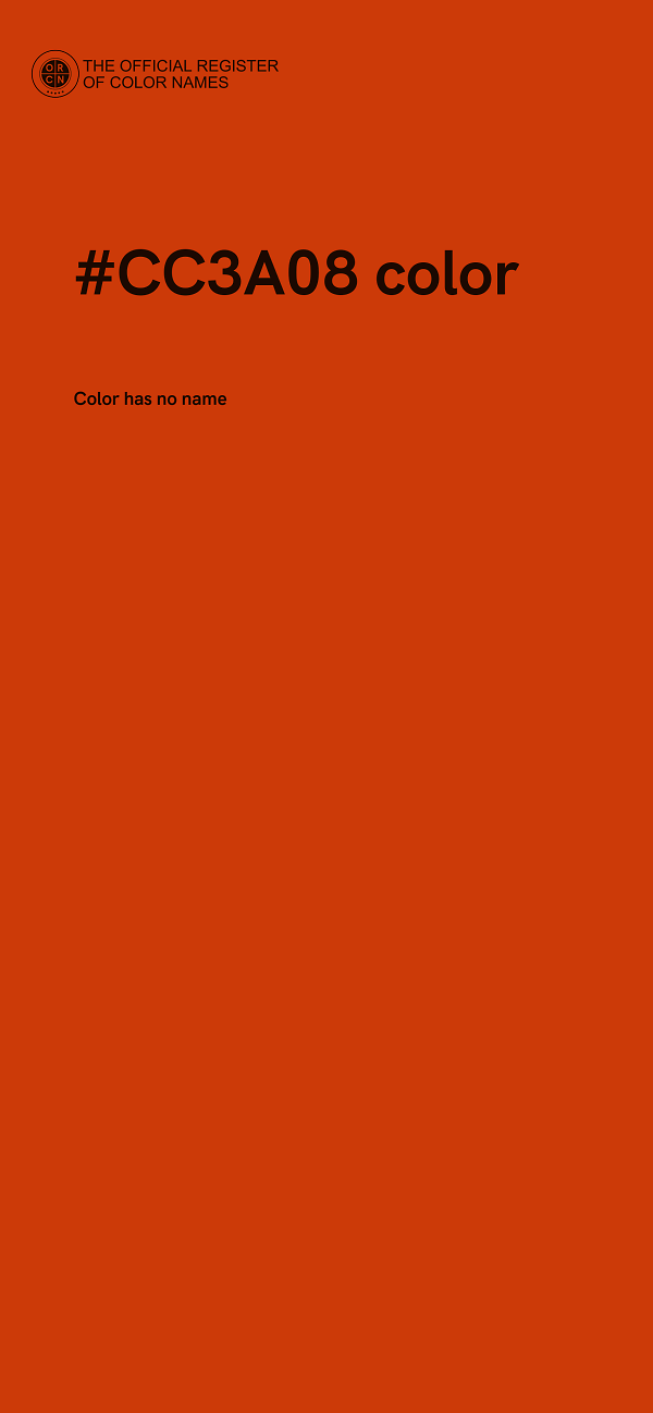 #CC3A08 color image