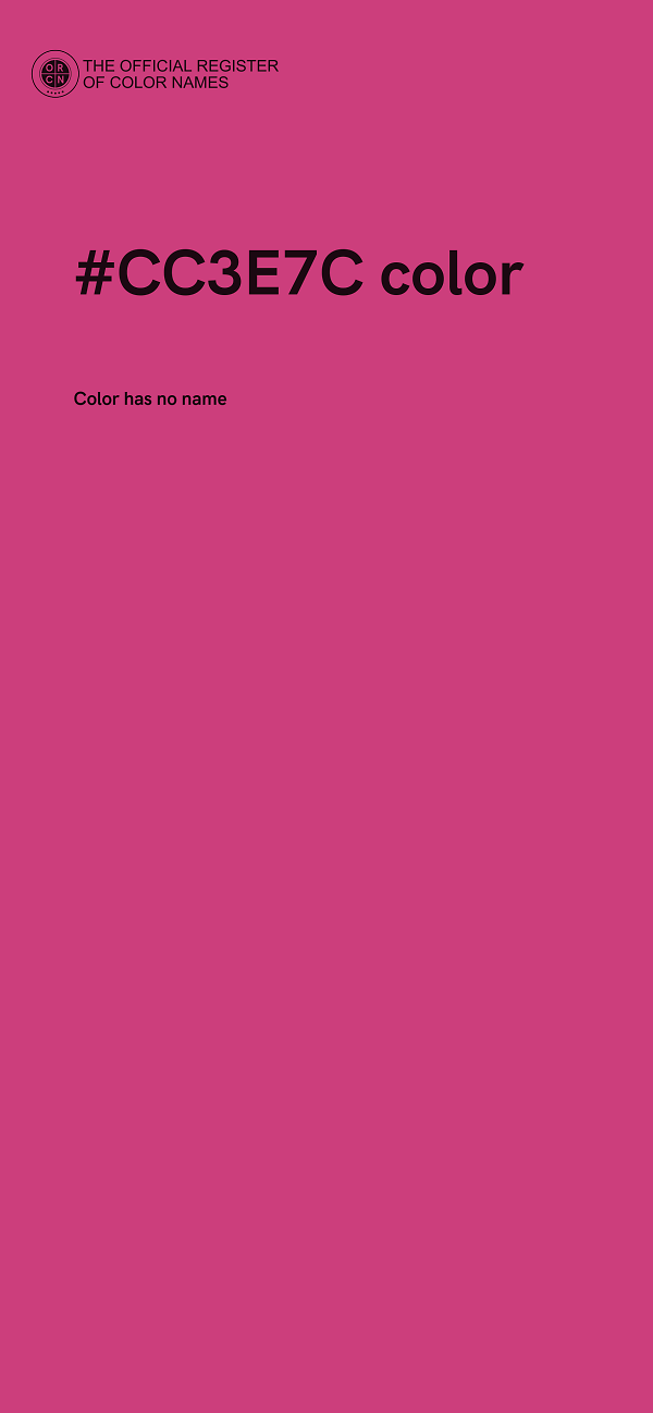 #CC3E7C color image