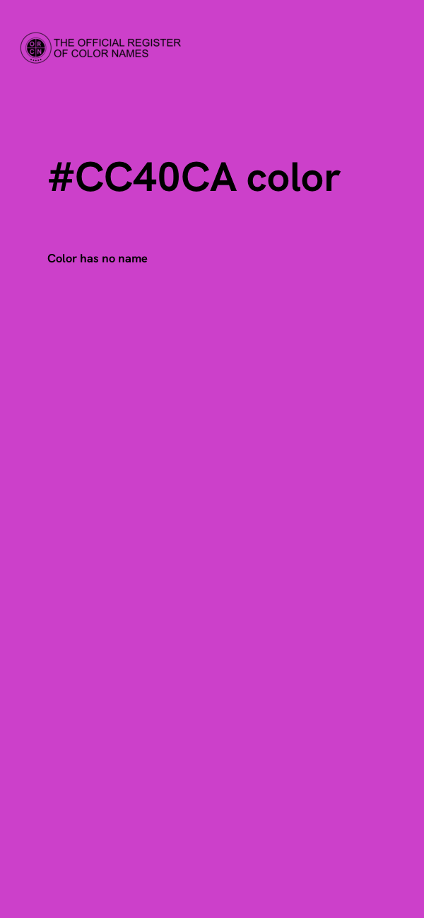 #CC40CA color image