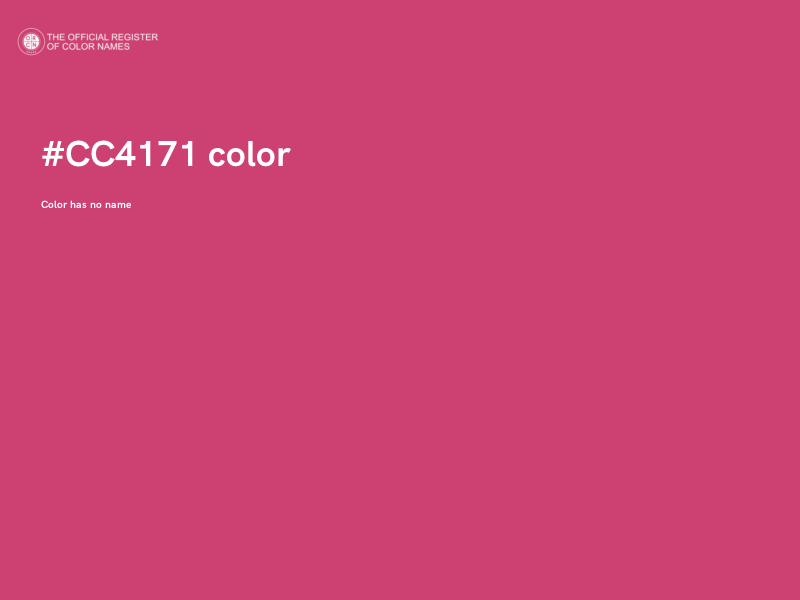 #CC4171 color image