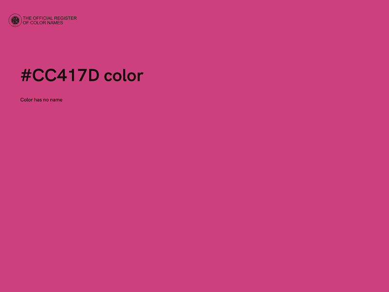 #CC417D color image