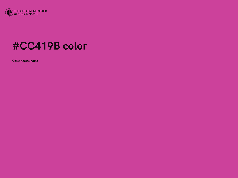#CC419B color image