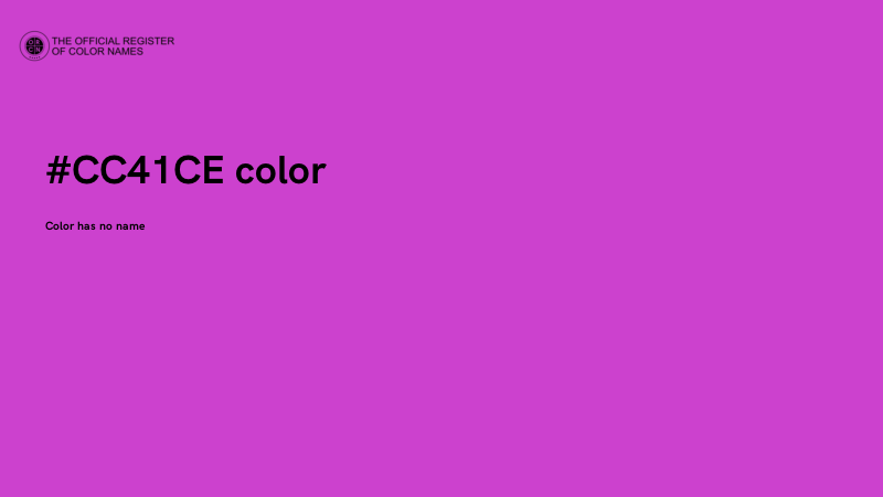 #CC41CE color image