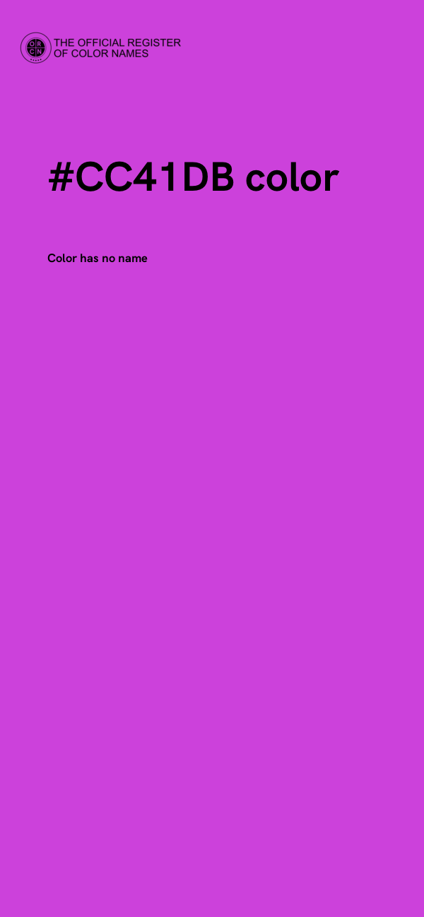#CC41DB color image