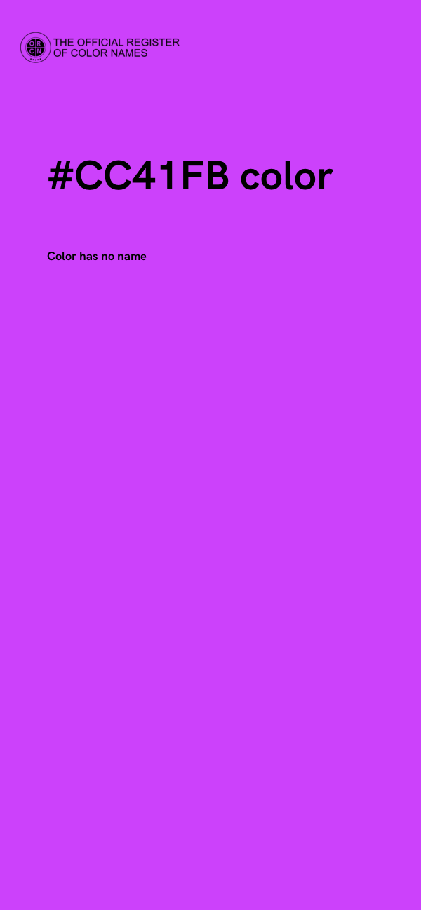 #CC41FB color image