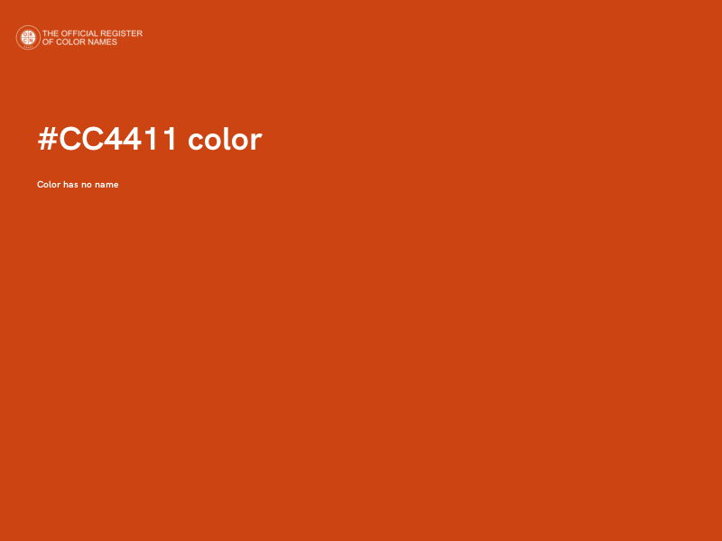 #CC4411 color image