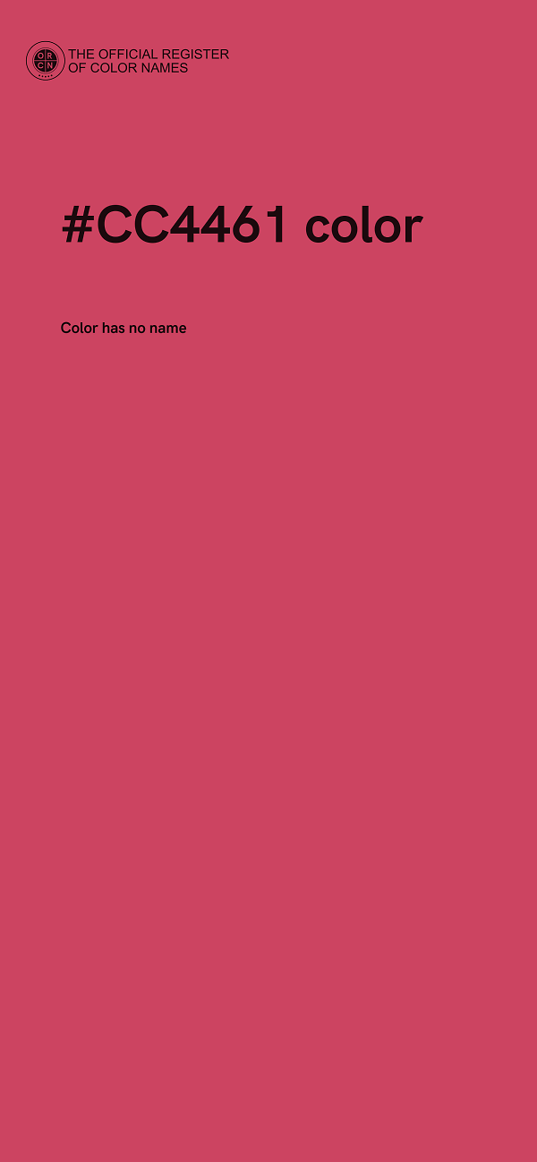 #CC4461 color image