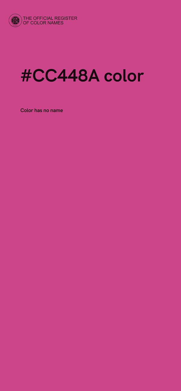 #CC448A color image