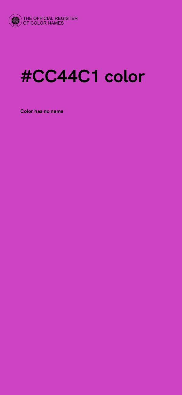 #CC44C1 color image