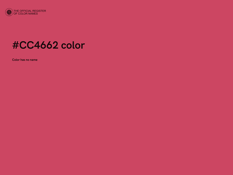 #CC4662 color image