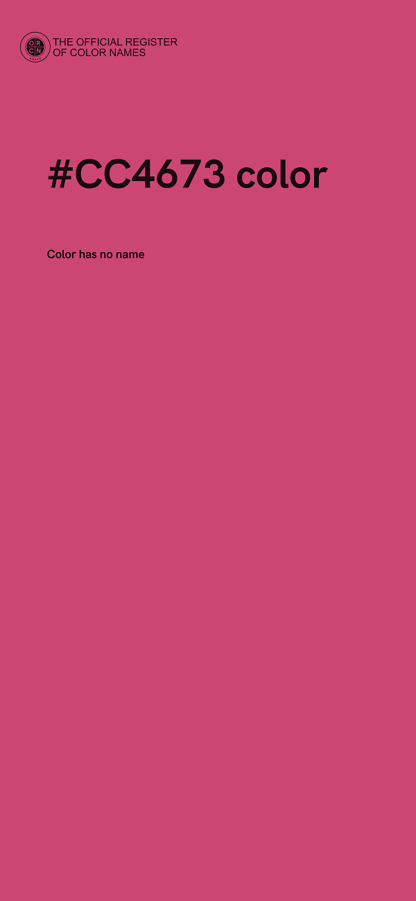 #CC4673 color image