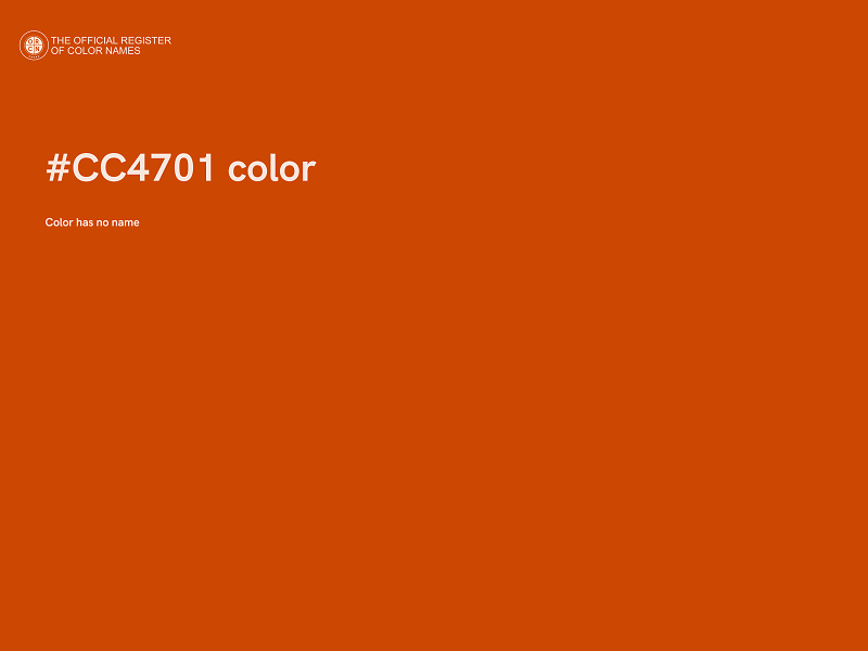 #CC4701 color image