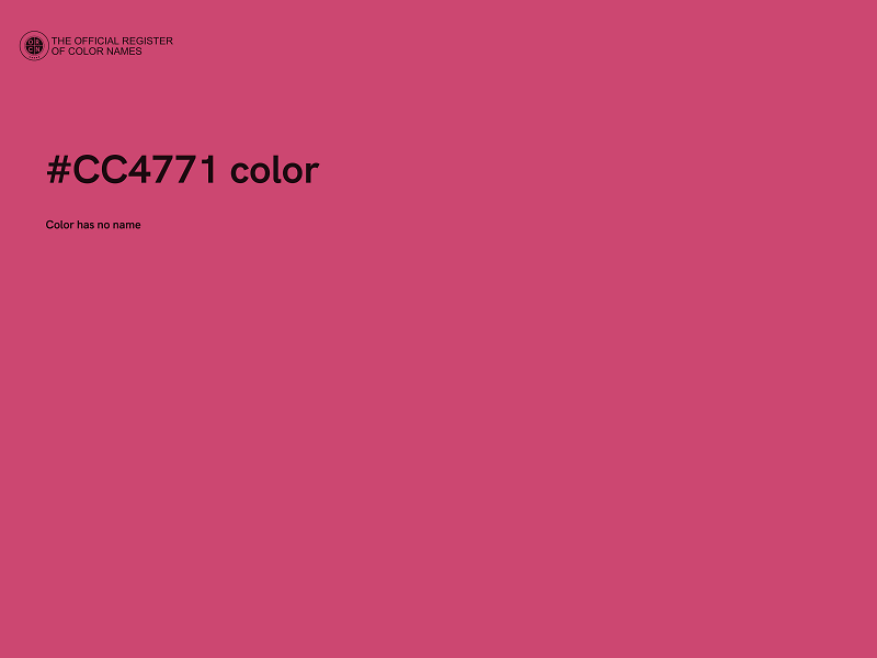 #CC4771 color image