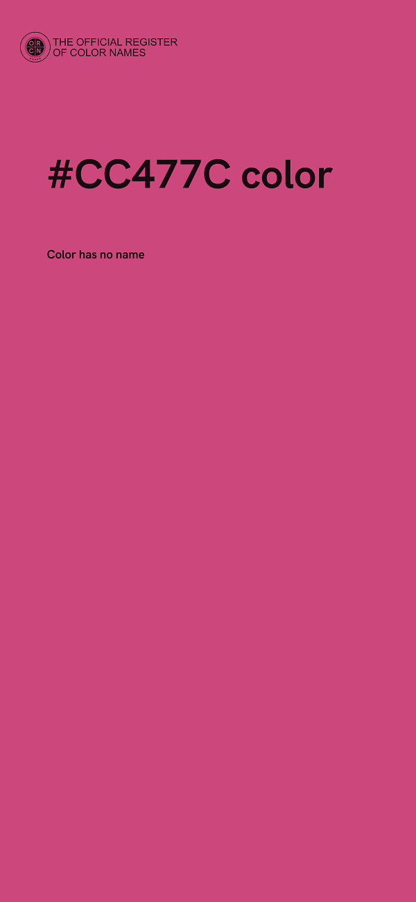 #CC477C color image