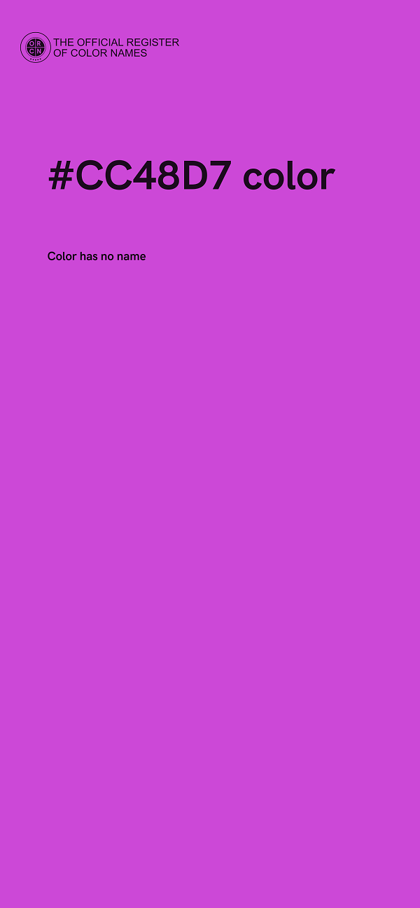 #CC48D7 color image