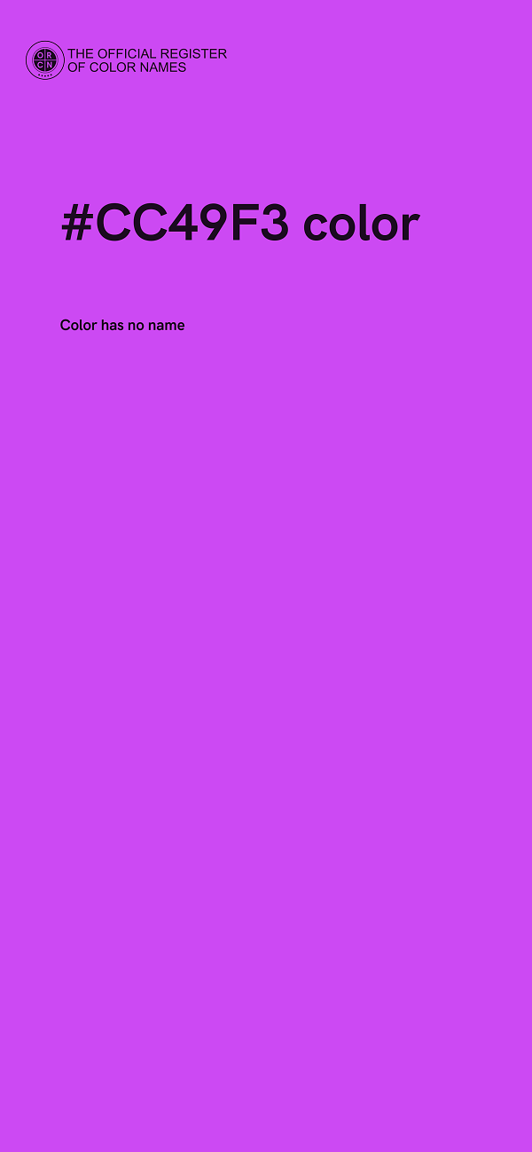 #CC49F3 color image