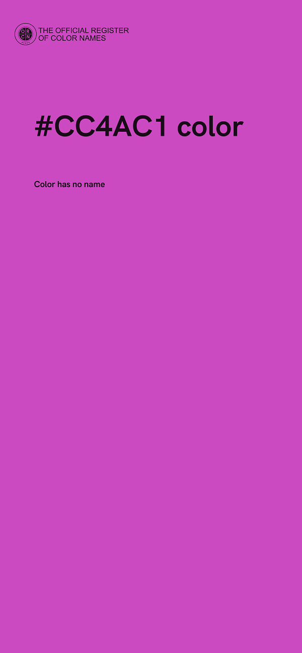 #CC4AC1 color image