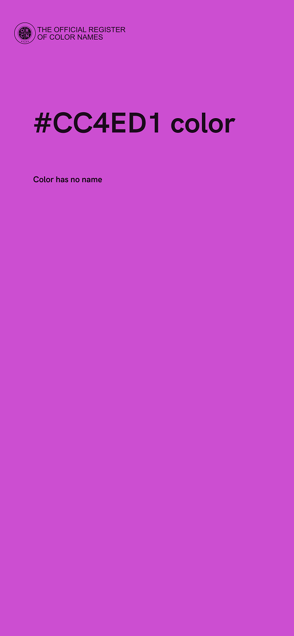 #CC4ED1 color image