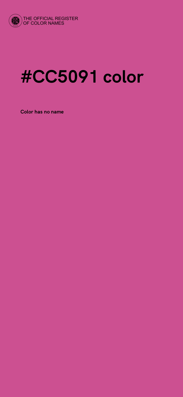 #CC5091 color image