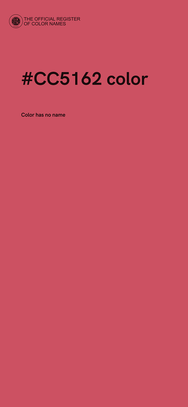 #CC5162 color image