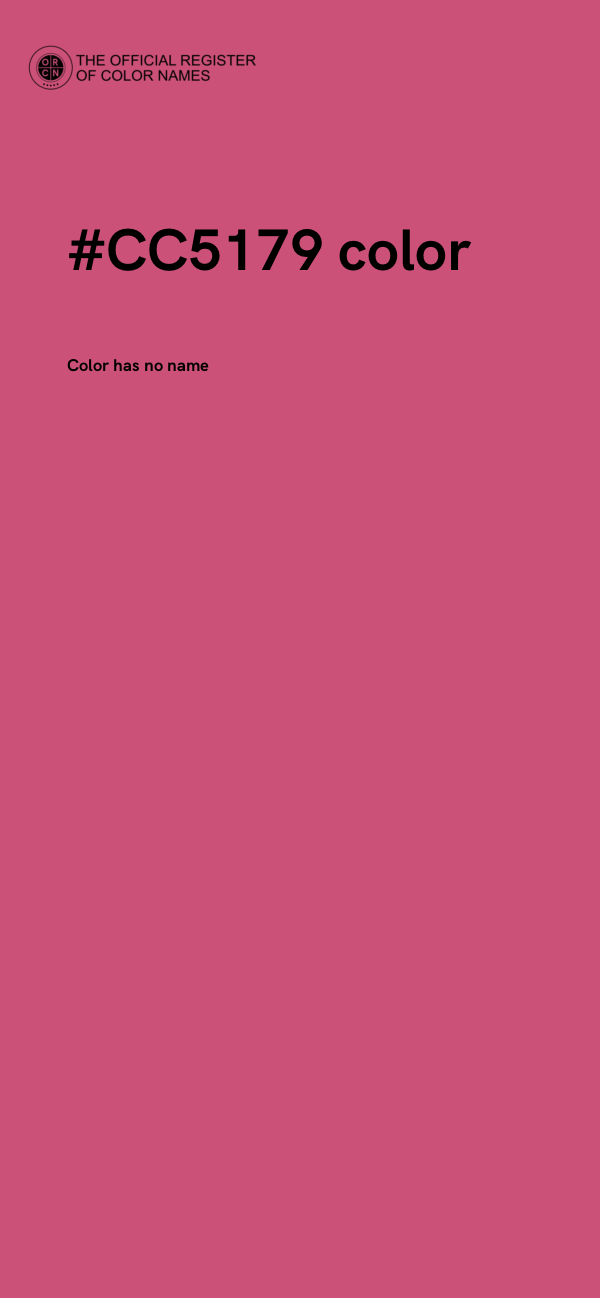 #CC5179 color image