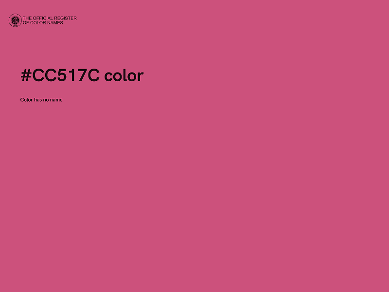 #CC517C color image