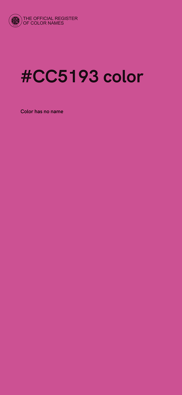 #CC5193 color image