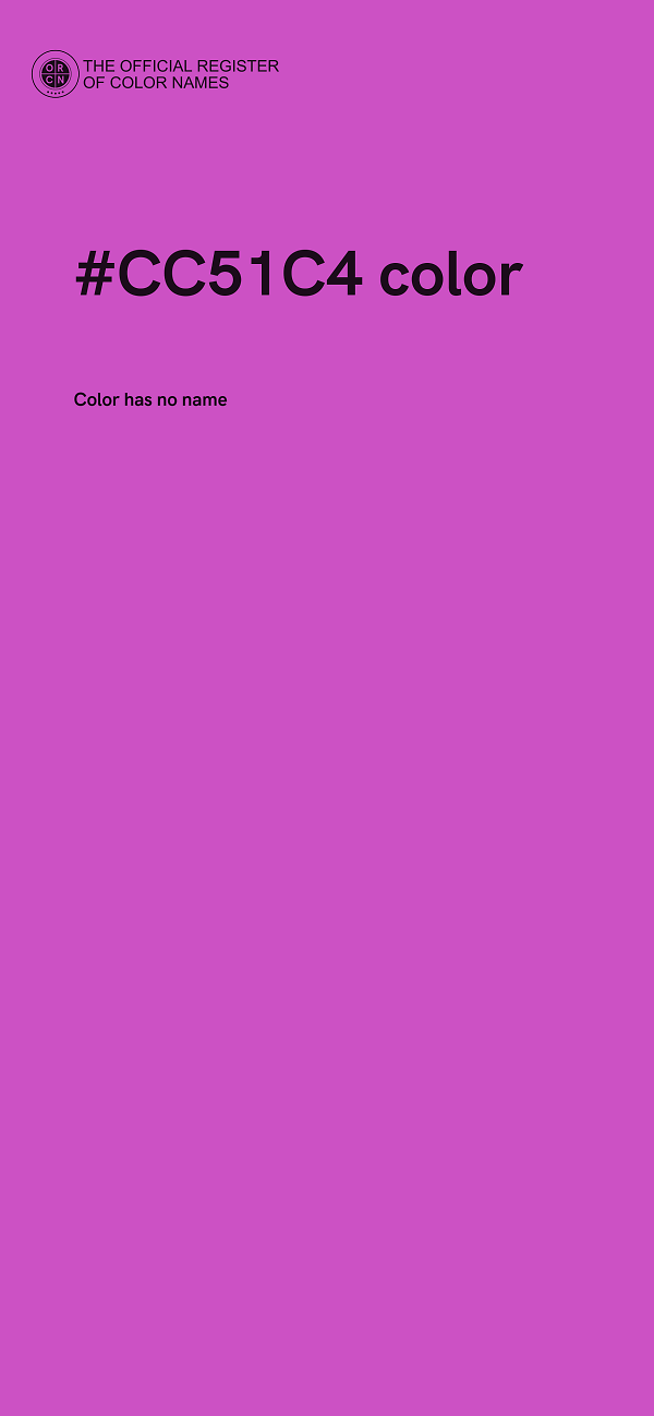 #CC51C4 color image
