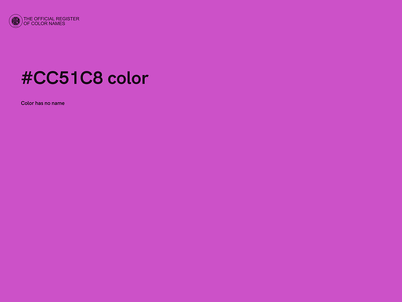 #CC51C8 color image