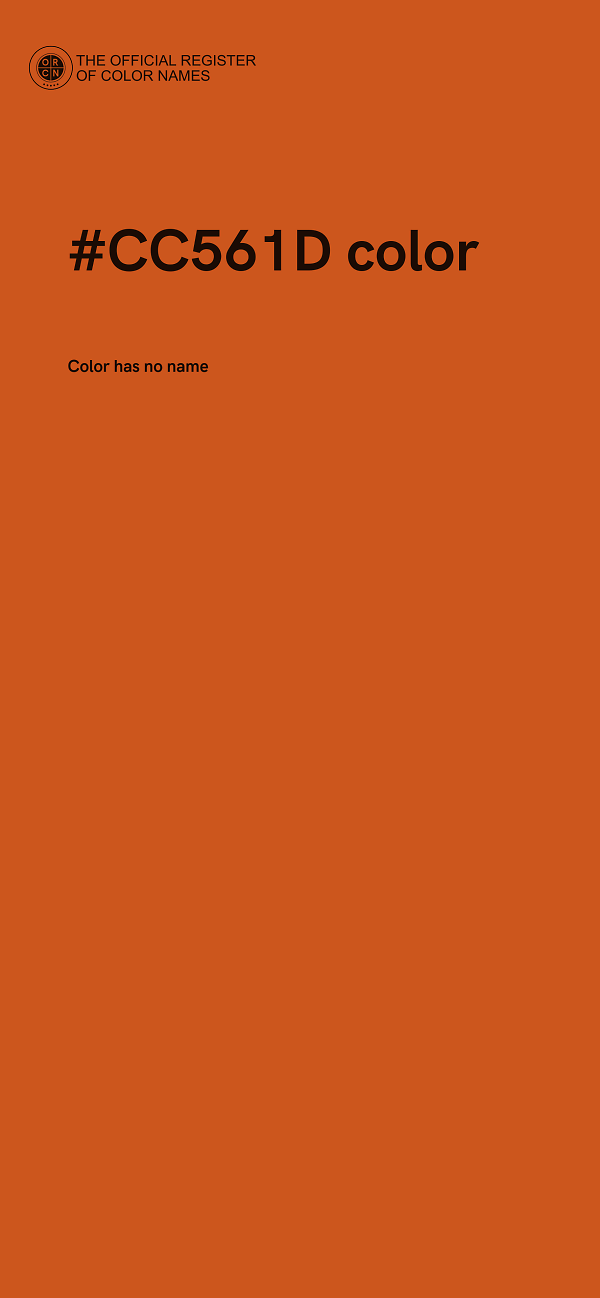 #CC561D color image