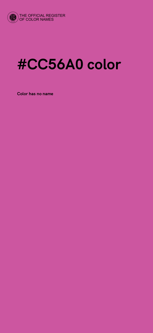 #CC56A0 color image