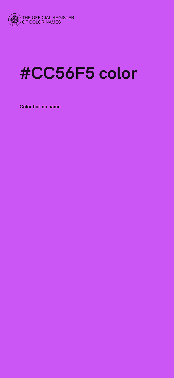 #CC56F5 color image