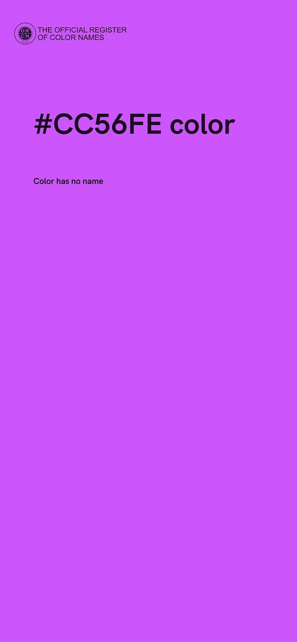 #CC56FE color image
