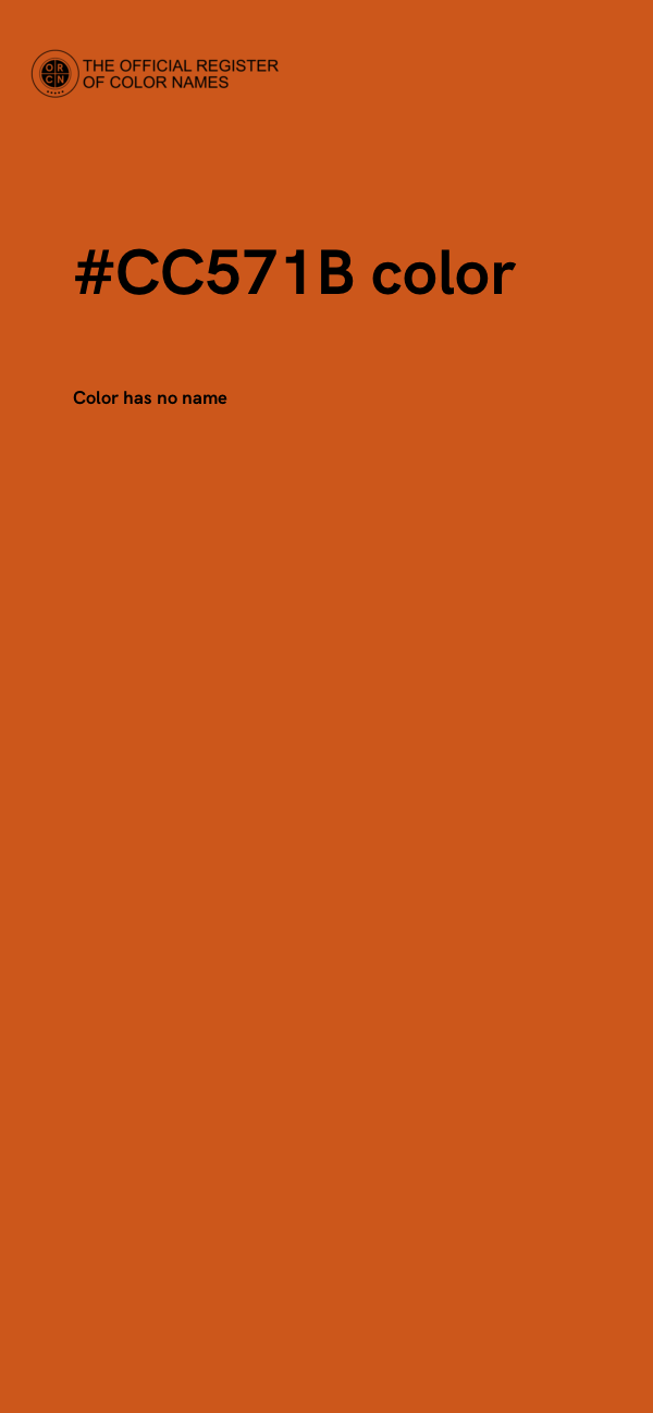 #CC571B color image