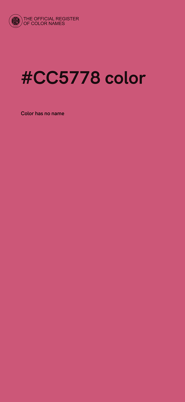 #CC5778 color image