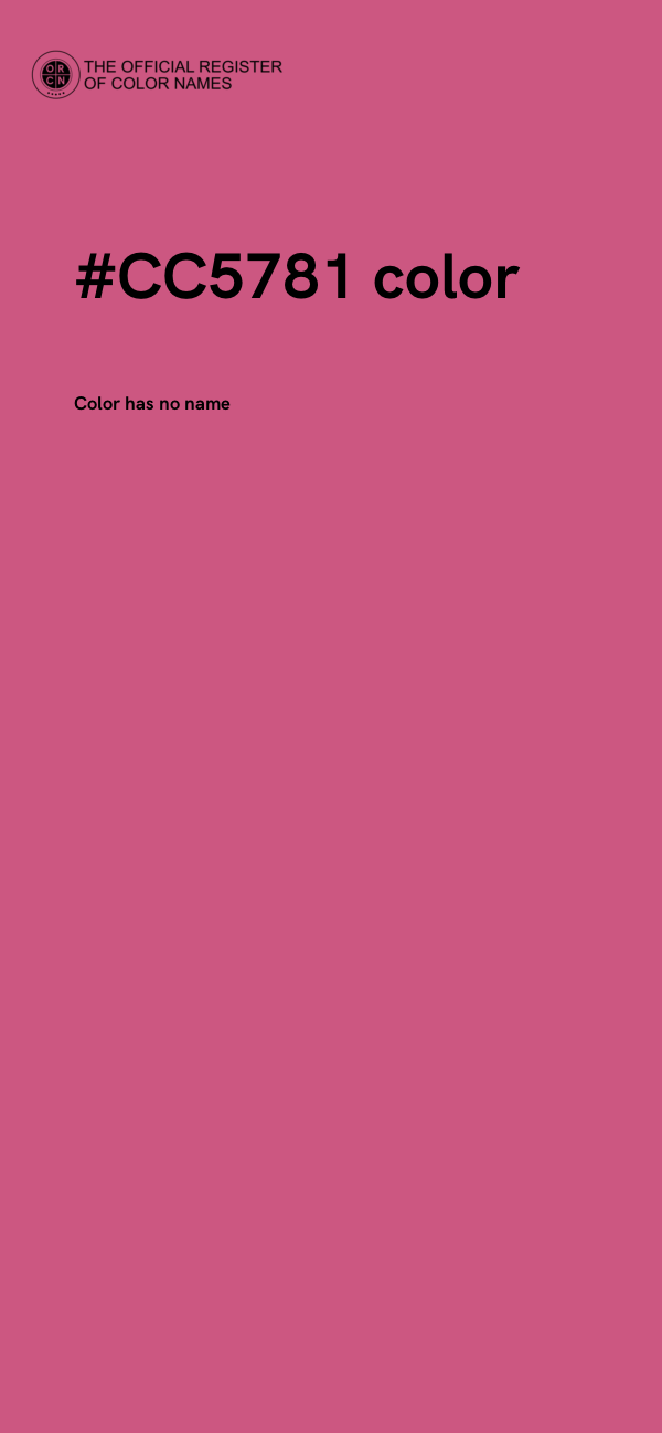 #CC5781 color image