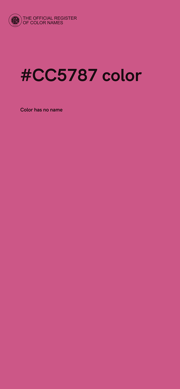 #CC5787 color image