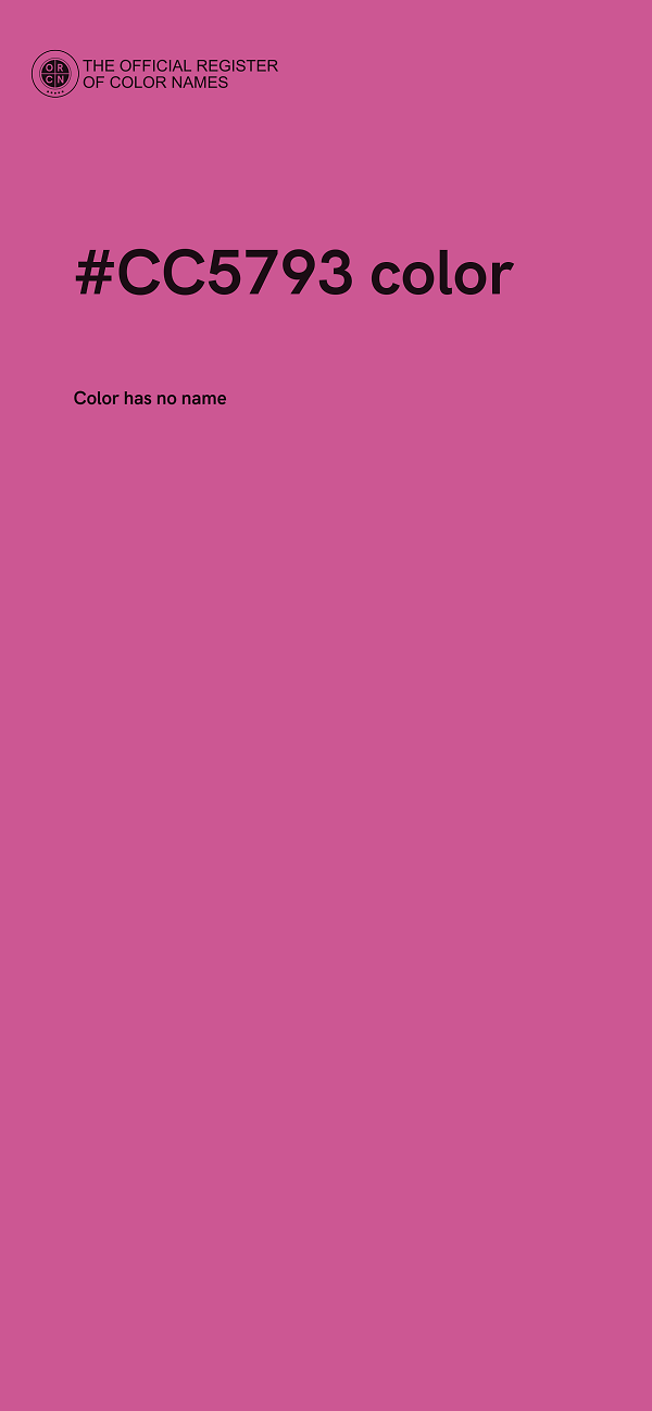#CC5793 color image