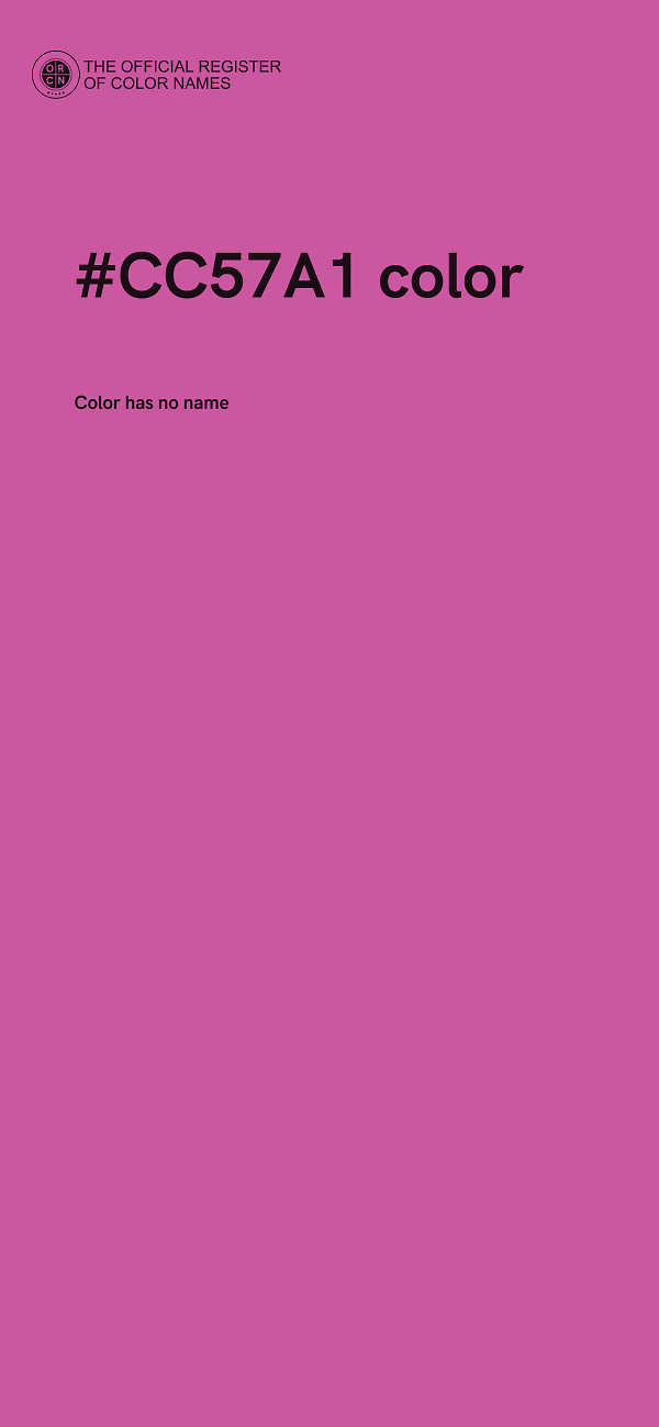 #CC57A1 color image