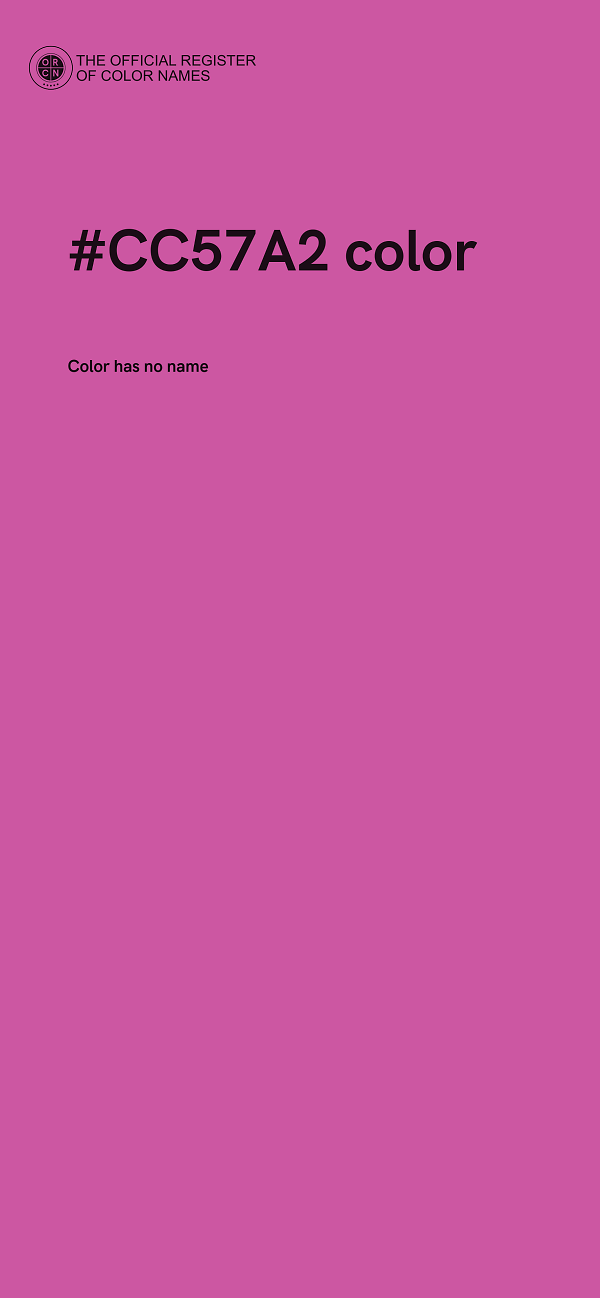 #CC57A2 color image