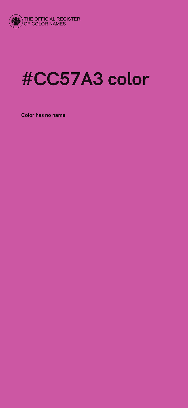 #CC57A3 color image