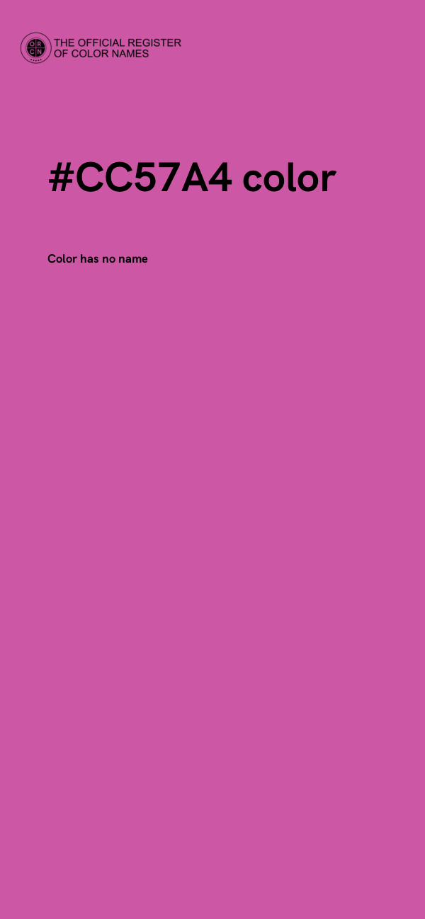 #CC57A4 color image