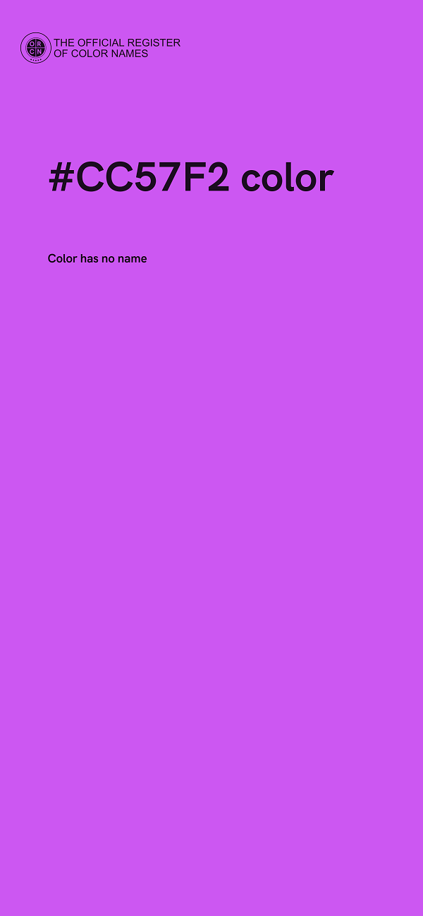#CC57F2 color image