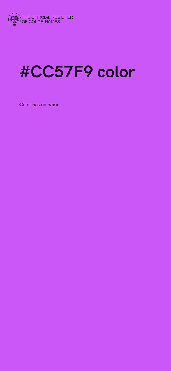 #CC57F9 color image